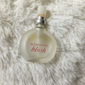 Vintage coty exclamation blush empty perfume bottle .5 oz